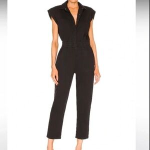 Black Sleeveless Jumpsuit